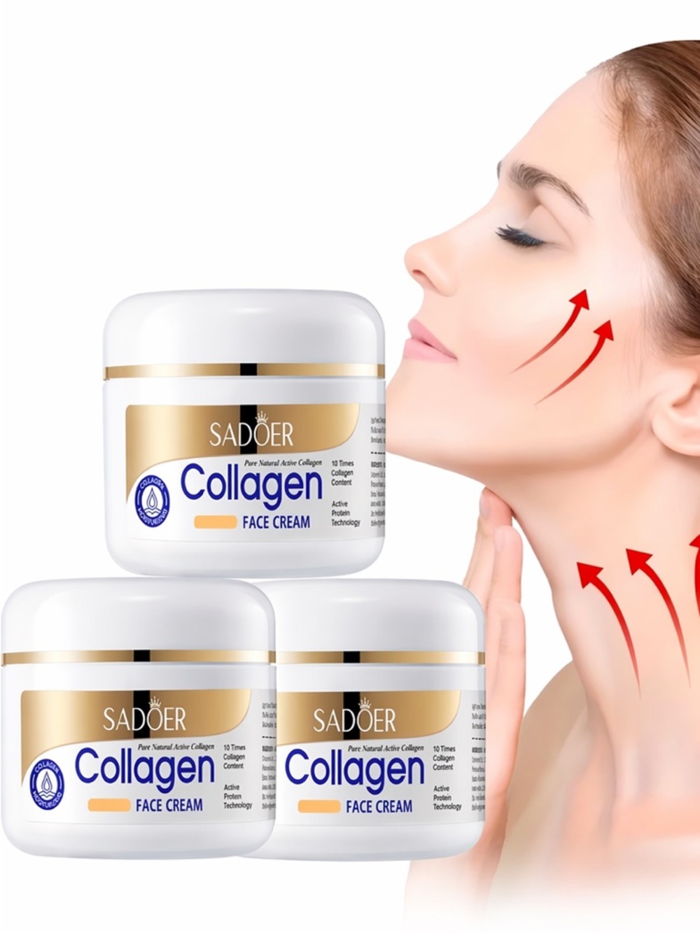 Sadoer Collagen Face Cream -  NEW Womens skincare fine lines wrinkles